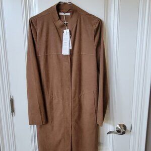 Esprit NWT Brown Faux Suede Jacket